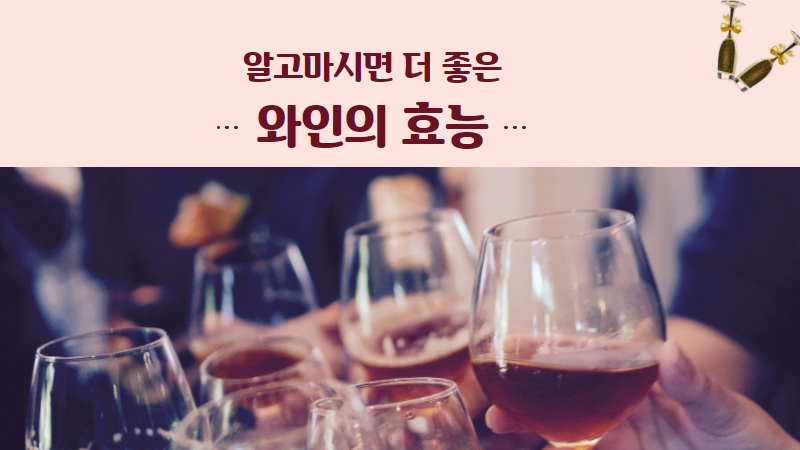 알고마시면 더 좋은 와인의 효능