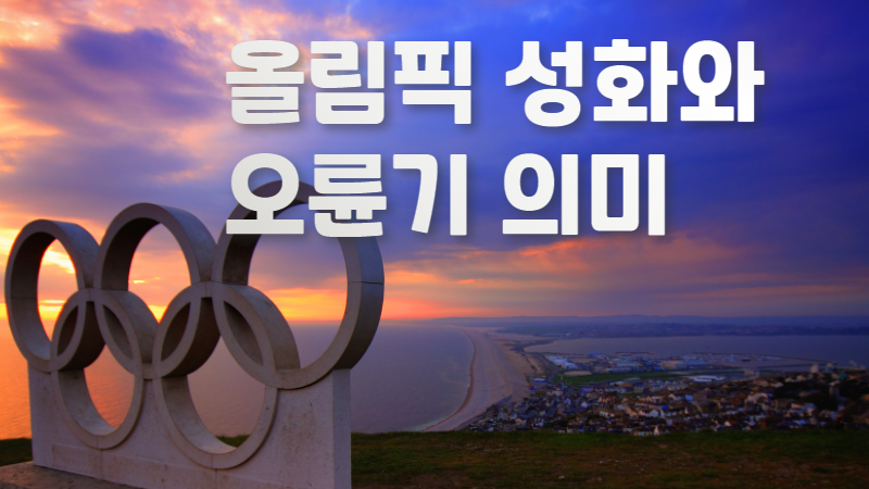 올림픽 성화와 오륜기 의미