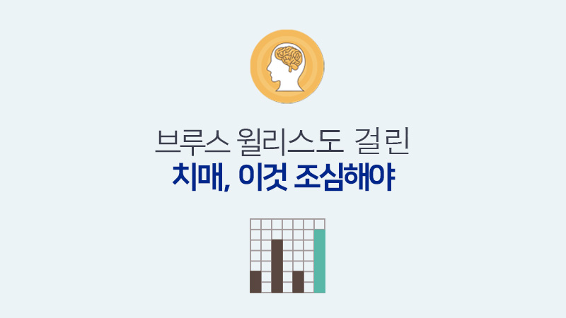 치매, 발병 확률 높이는 이것! 조심해야