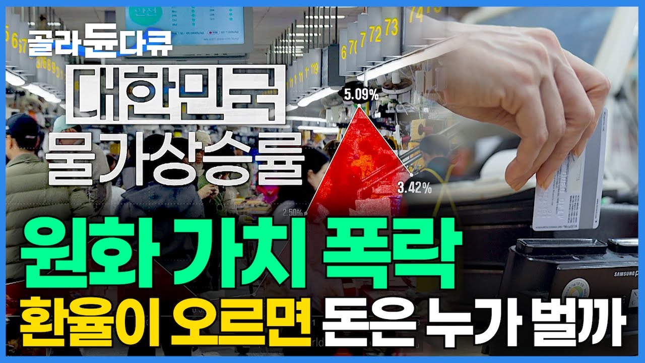 [11월 21일]원화 가치 폭락, 환율이 오르면 돈은 누가 벌까